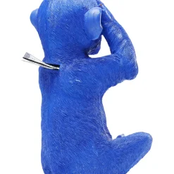 Tirelire Monkey Mizaru Bleu