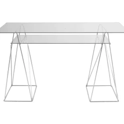 Treteaux-Bureau Polar Chrome (Set De 2)