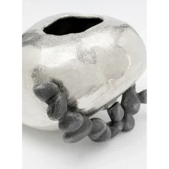 Vase Art Stones Argente 21Cm