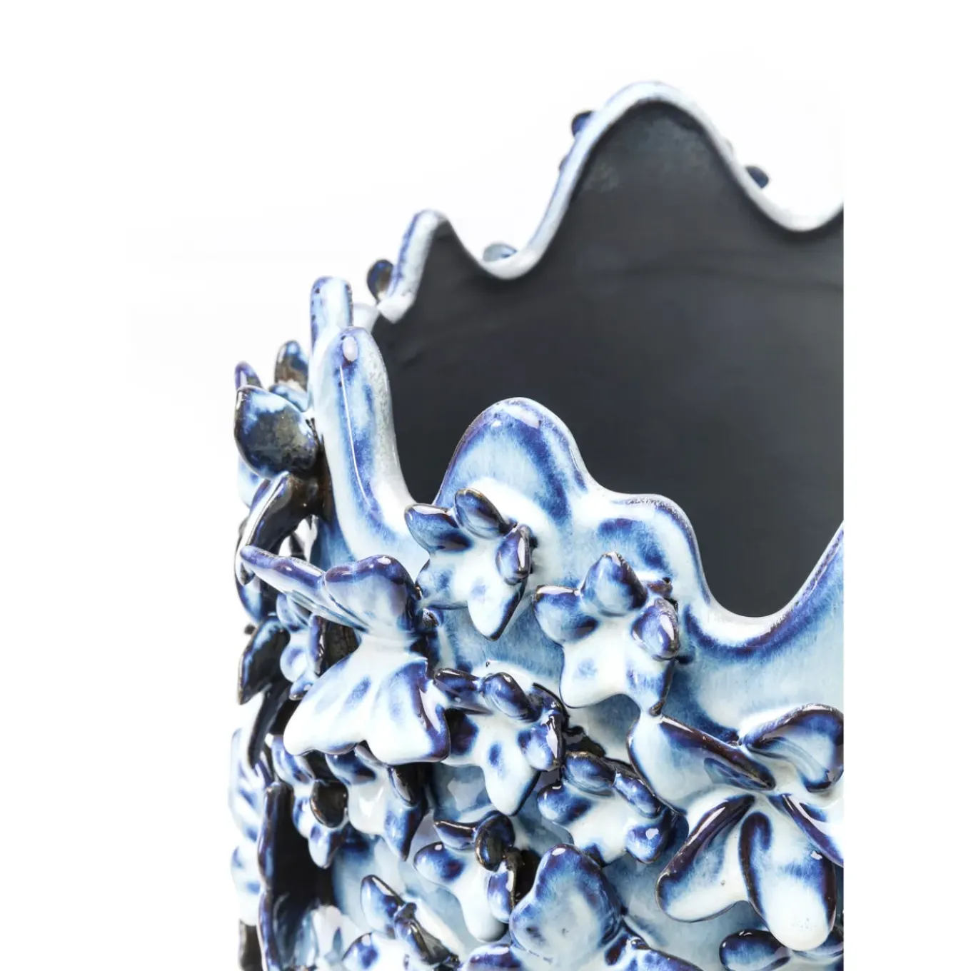 Vase Butterflies Bleu Clair 50Cm