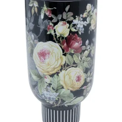 Vase Décoratif Rose Magic Noir 27Cm