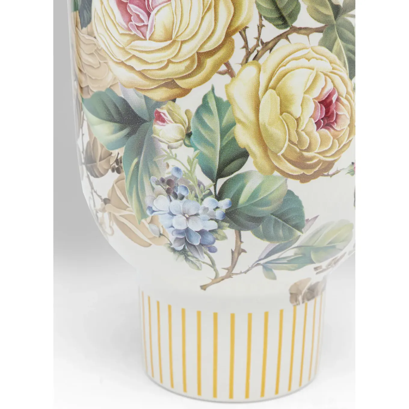 Vase Décoratif Rose Magic Blanc 27Cm