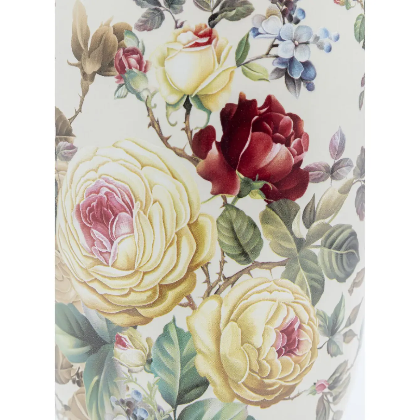 Vase Décoratif Rose Magic Blanc 27Cm