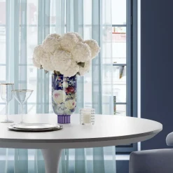 Vase Décoratif Rose Magic Bleu 27Cm