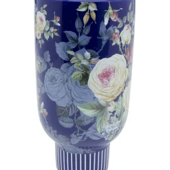 Vase Décoratif Rose Magic Bleu 27Cm