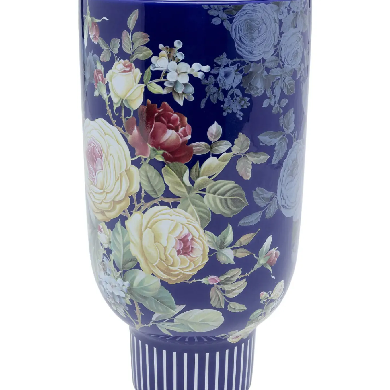 Vase Décoratif Rose Magic Bleu 27Cm