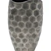 Vase Décoratif Sacramento Comb Argente 59Cm