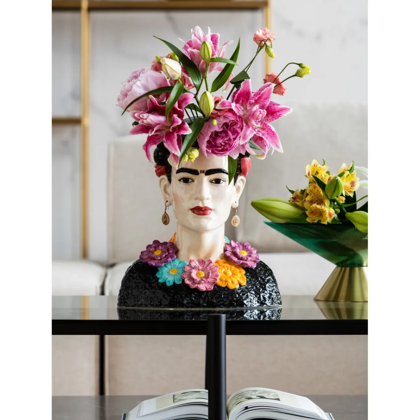Vase Décoratif Style Muse Flowers 34Cm