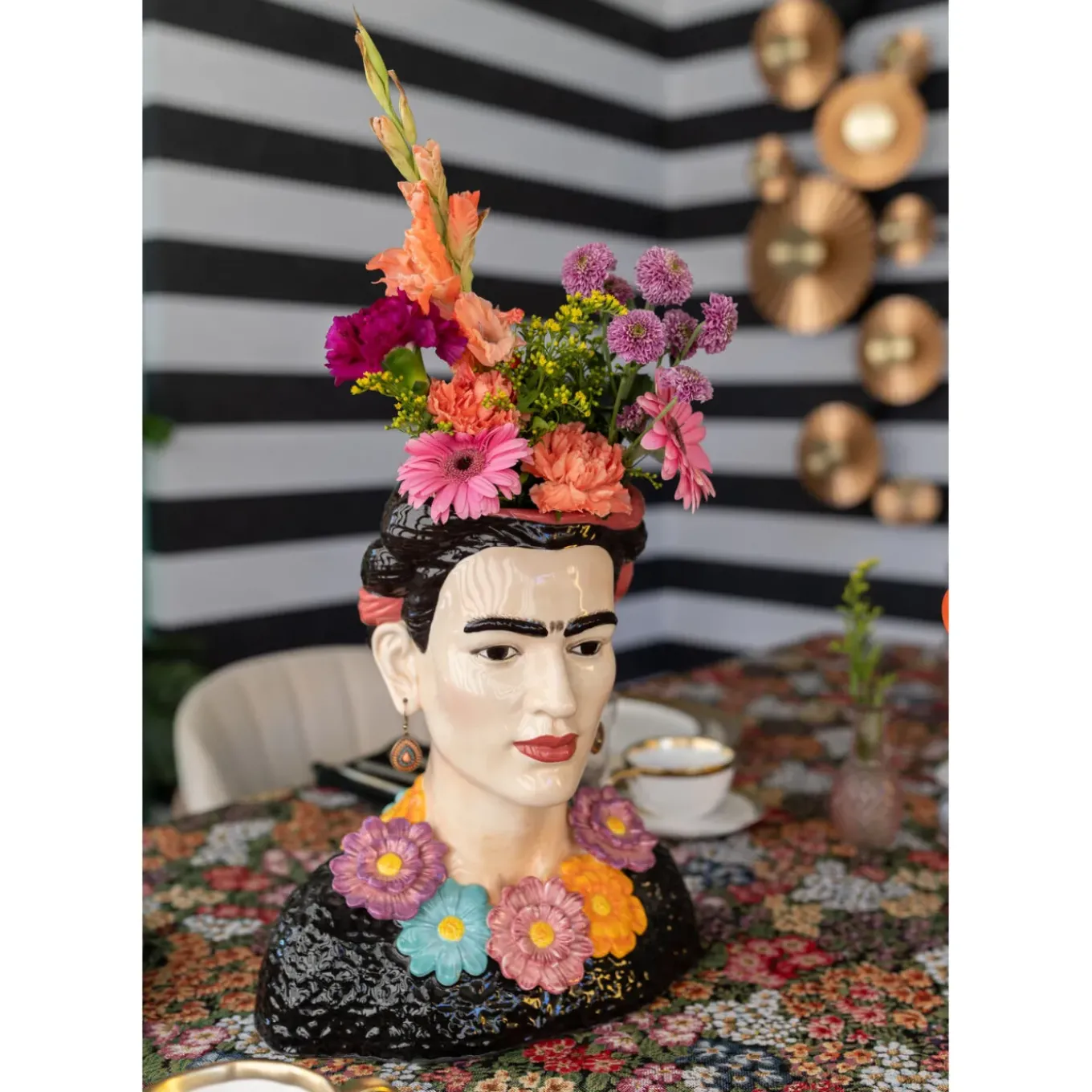 Vase Décoratif Style Muse Flowers 34Cm