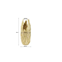Vase Feathers Dore 80