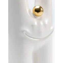 Vase Funny Teeth Blanc 16Cm