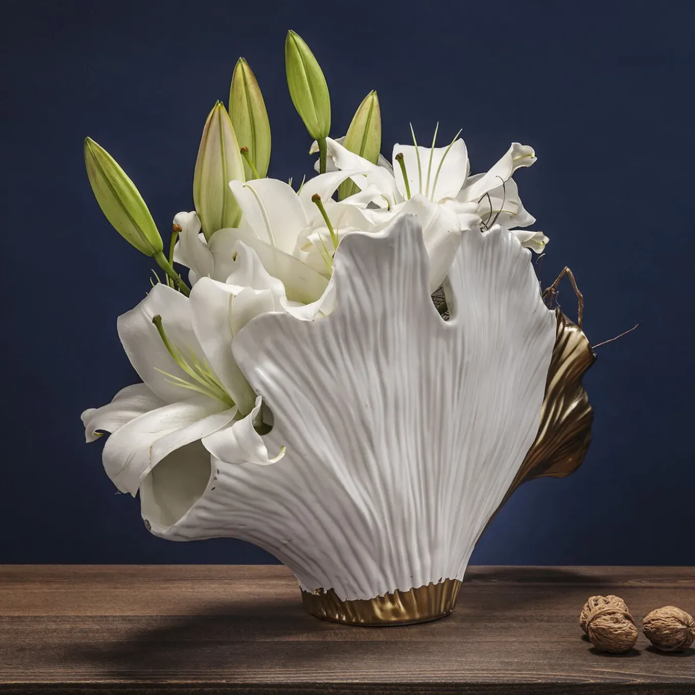 Vase Ginkgo Elegance 45Cm