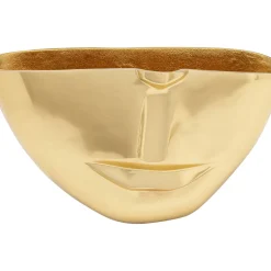 Vase Half Face Oro 38Cm