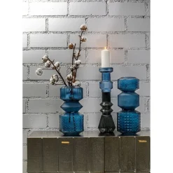 Vase Marvelous Duo Bleu 36Cm