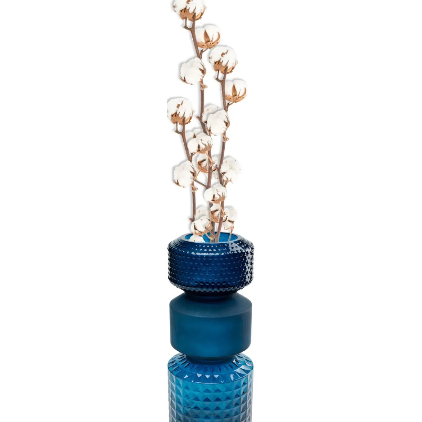 Vase Marvelous Duo Bleu 42Cm