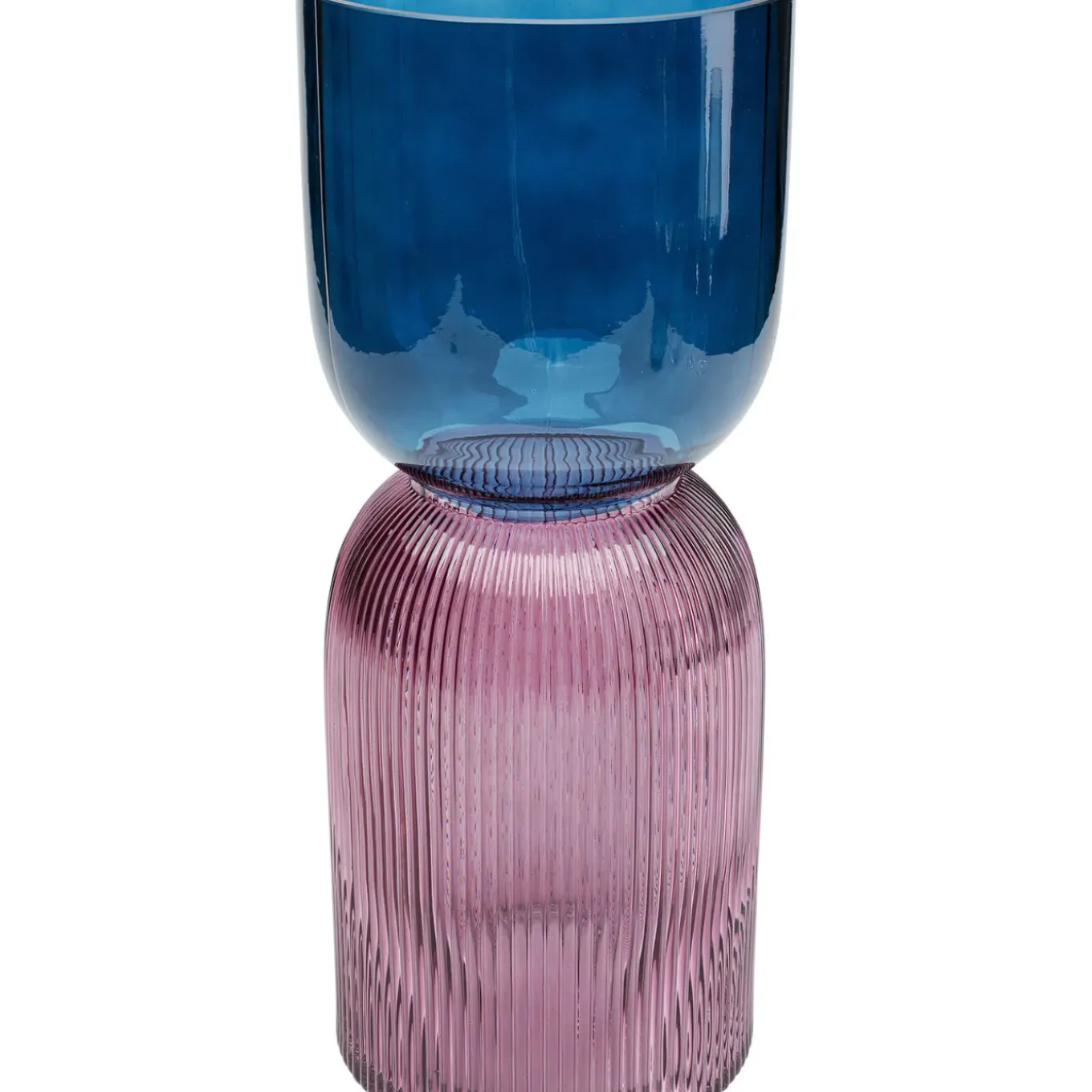 Vase Marvelous Duo Bleu Violet 40Cm