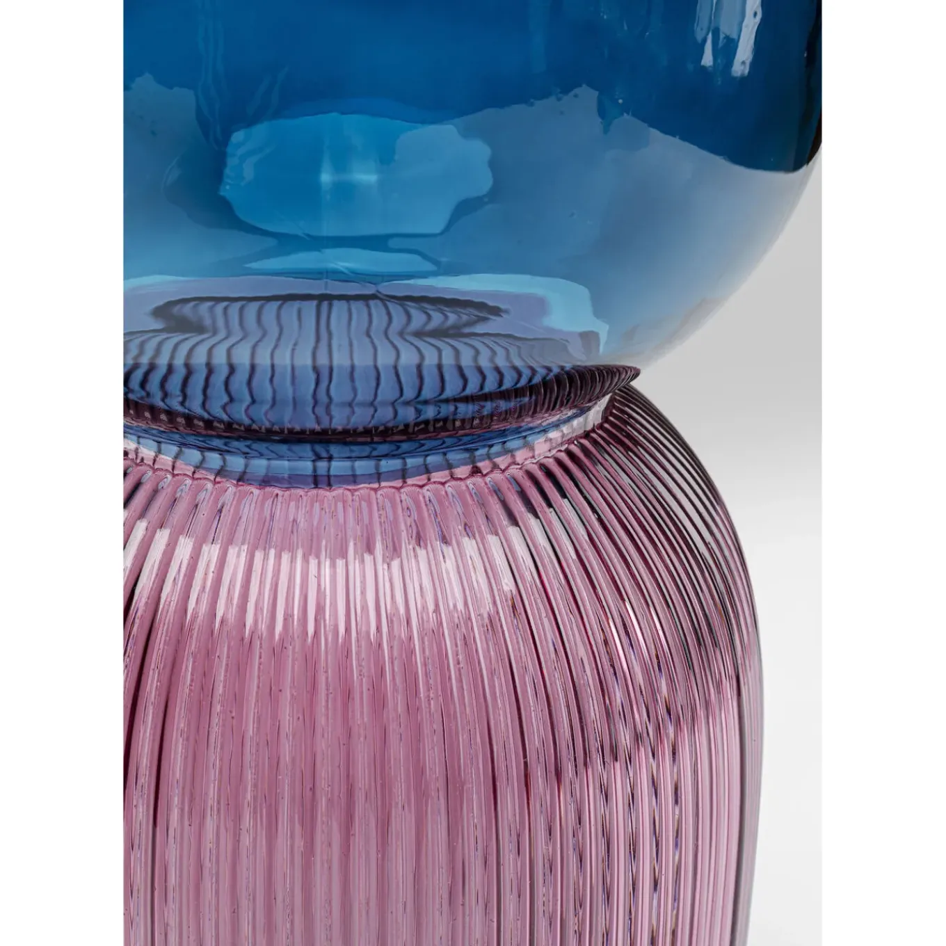 Vase Marvelous Duo Bleu Violet 40Cm