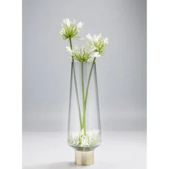 Vase Noble Ring Gris 40Cm