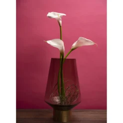 Vase Noble Ring Marron 40Cm