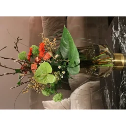 Vase Noble Ring Marron 40Cm