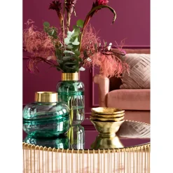 Vase Positano Belly Vert 21Cm