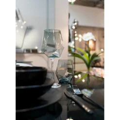 Verre A Vin Diamond Smoke