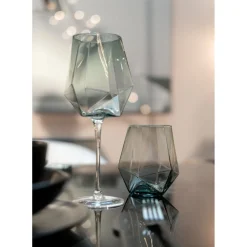 Verre A Vin Diamond Smoke