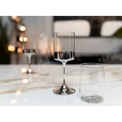 Verre A Vin Electra Argente