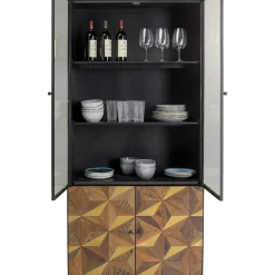Vitrine Illusion Dore 90X180Cm